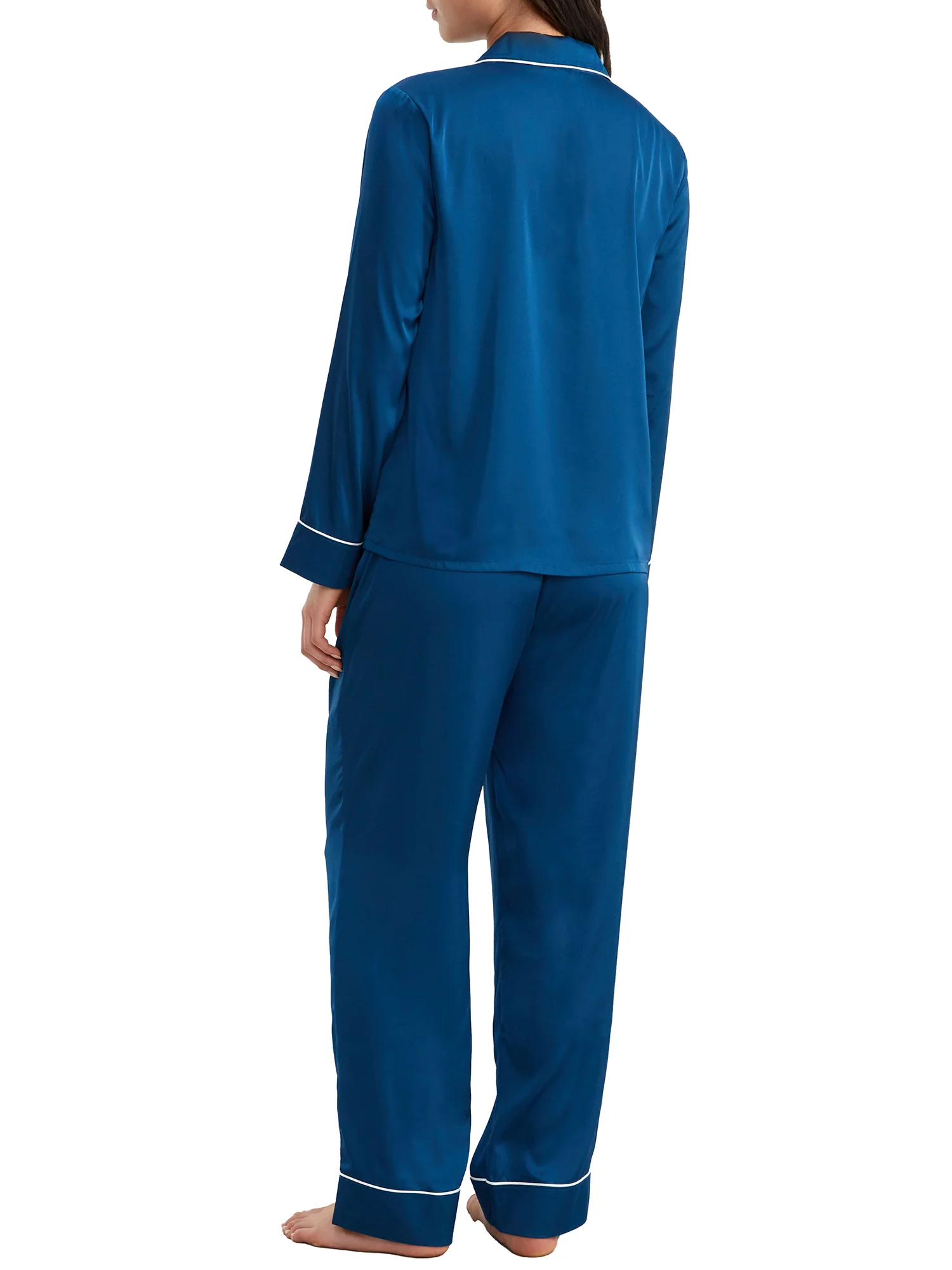 Bare Women's Washed Satin Pajama Set