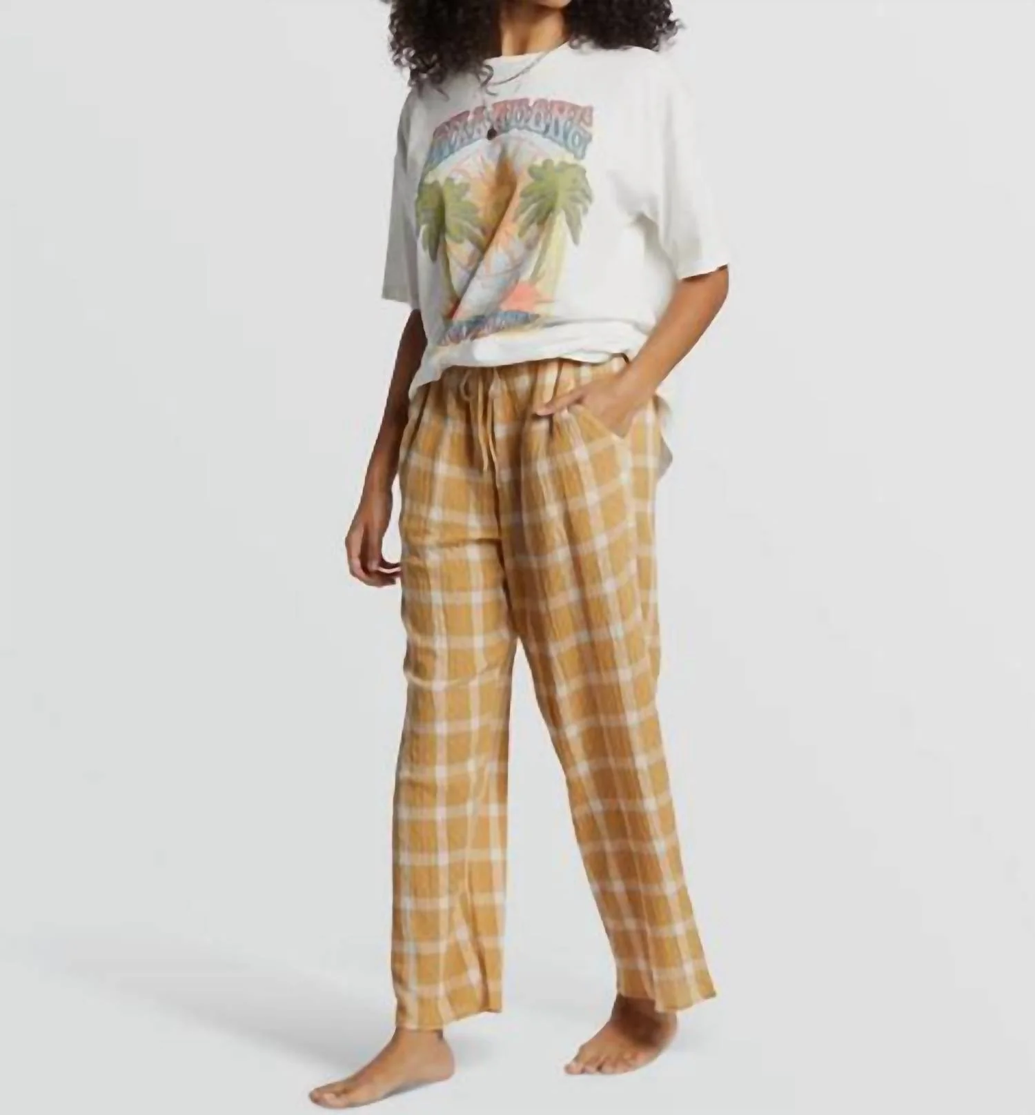 Checked Out Pants In Hemp