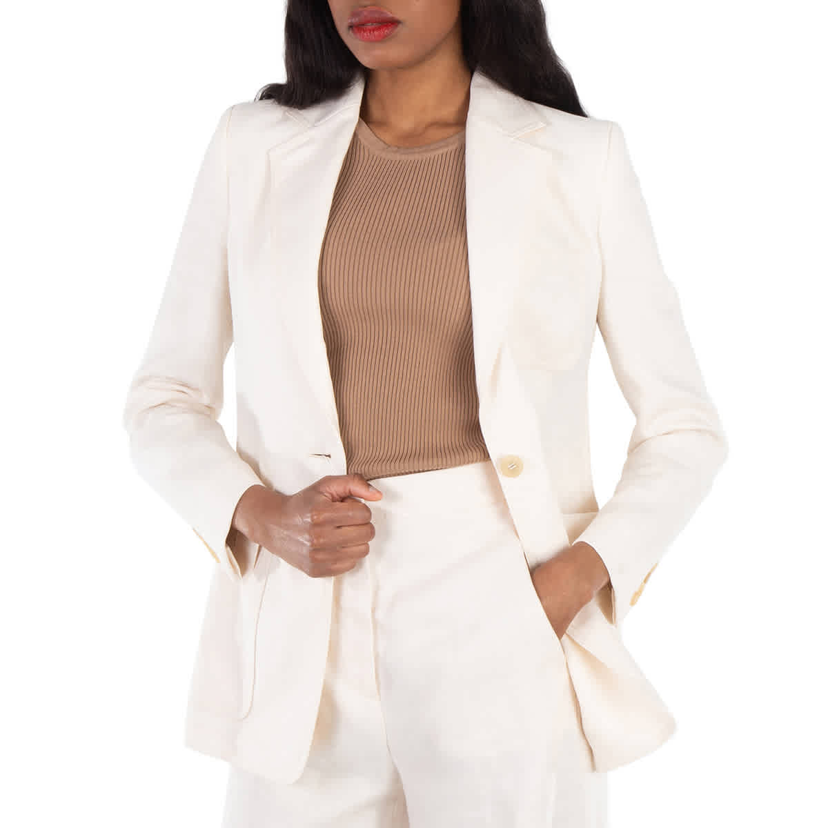 Max Mara Boemia Linen Suiting Blazer