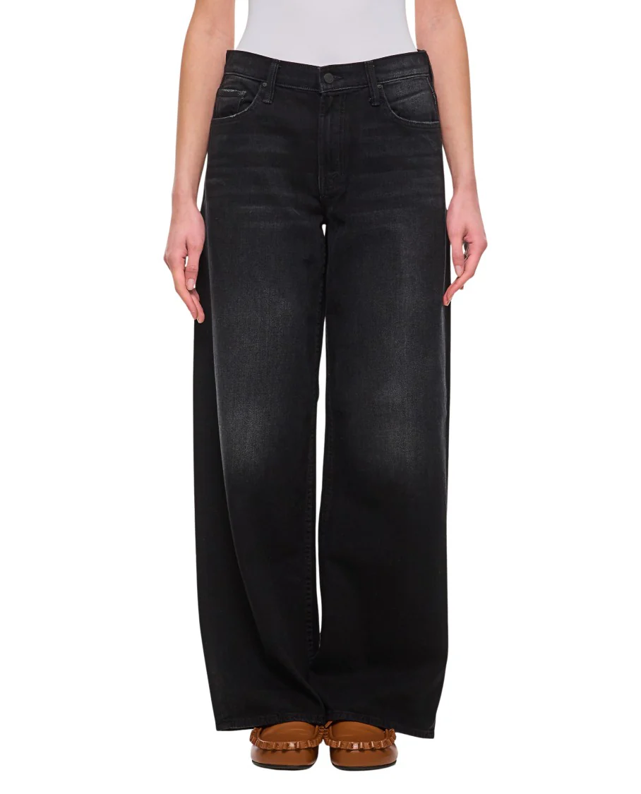 Black The Spinner Zip Sneak Jeans