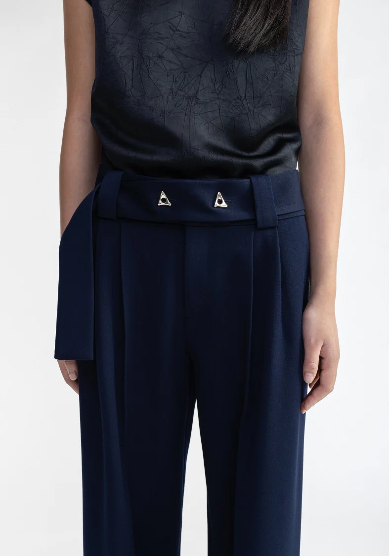 Trudi - Wide Cuffed Suiting Pants