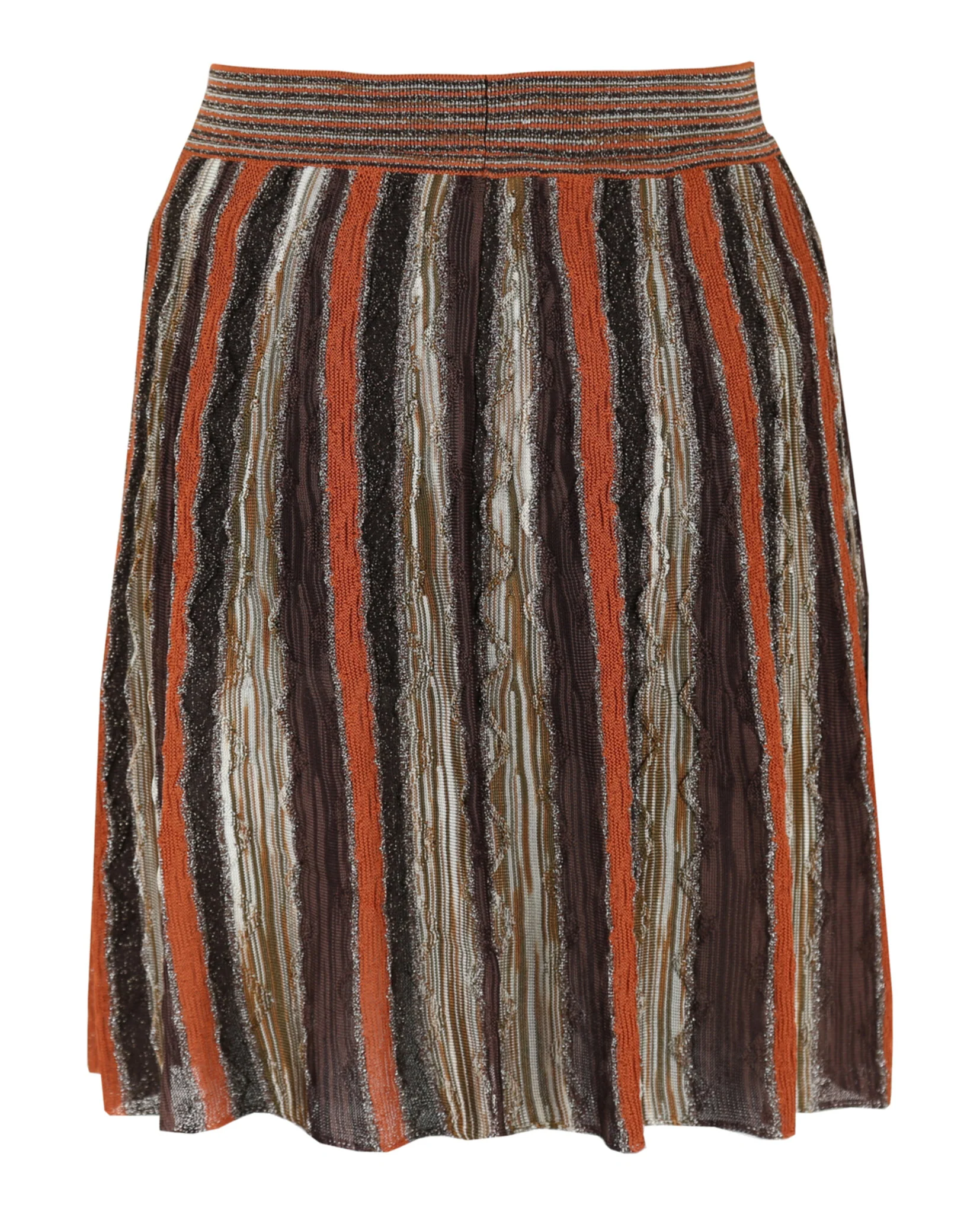 Striped Pattern Mini Skirt