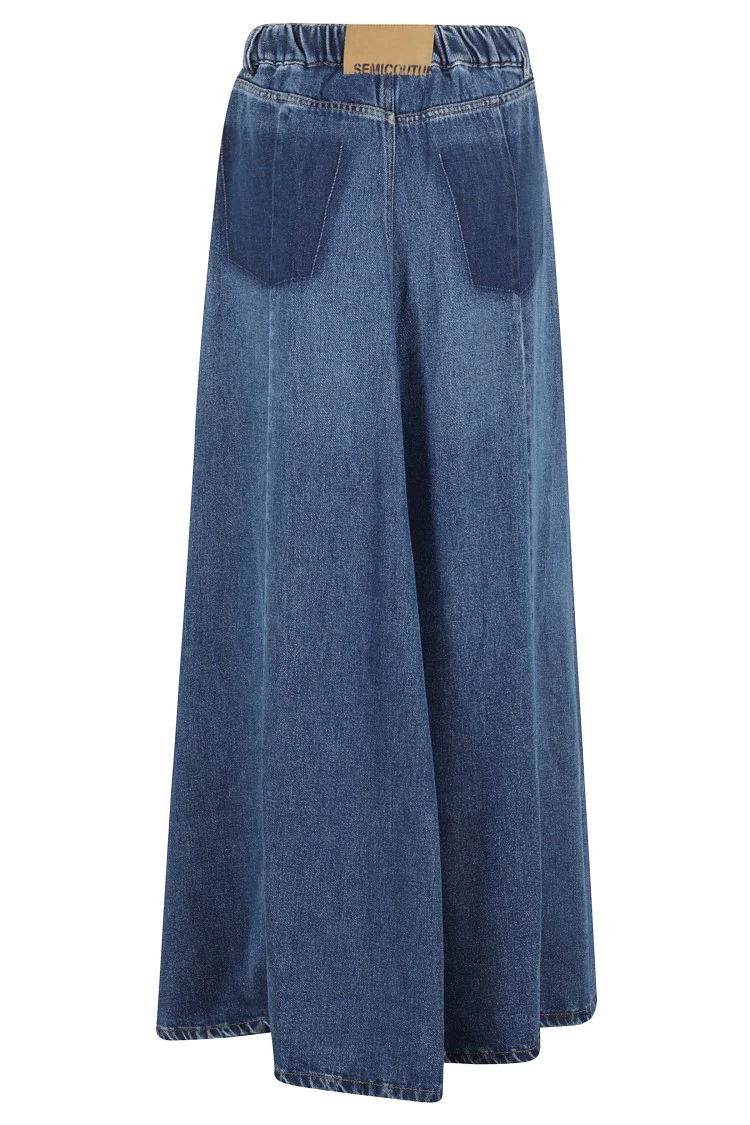 Mirella Flared Denim Skirt