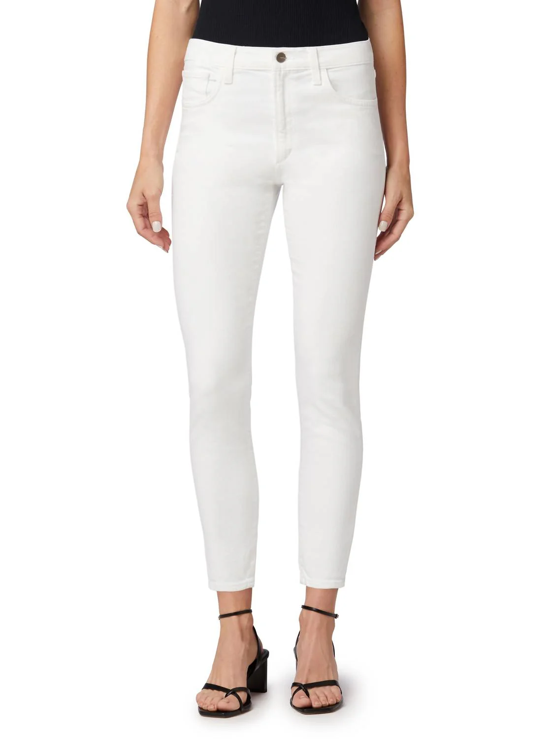 Charlee High Rise Skinny Crop Jeans In Moonlight