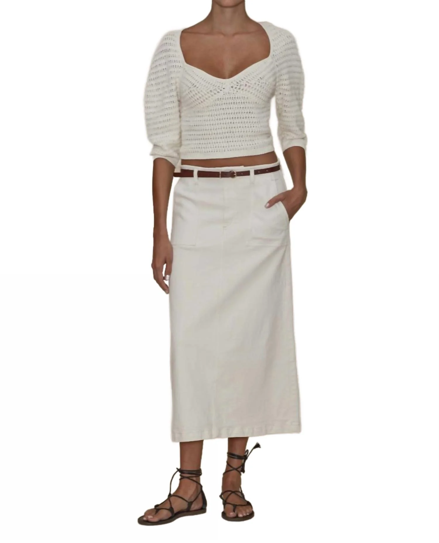 Jocelyn Skirt In Bone