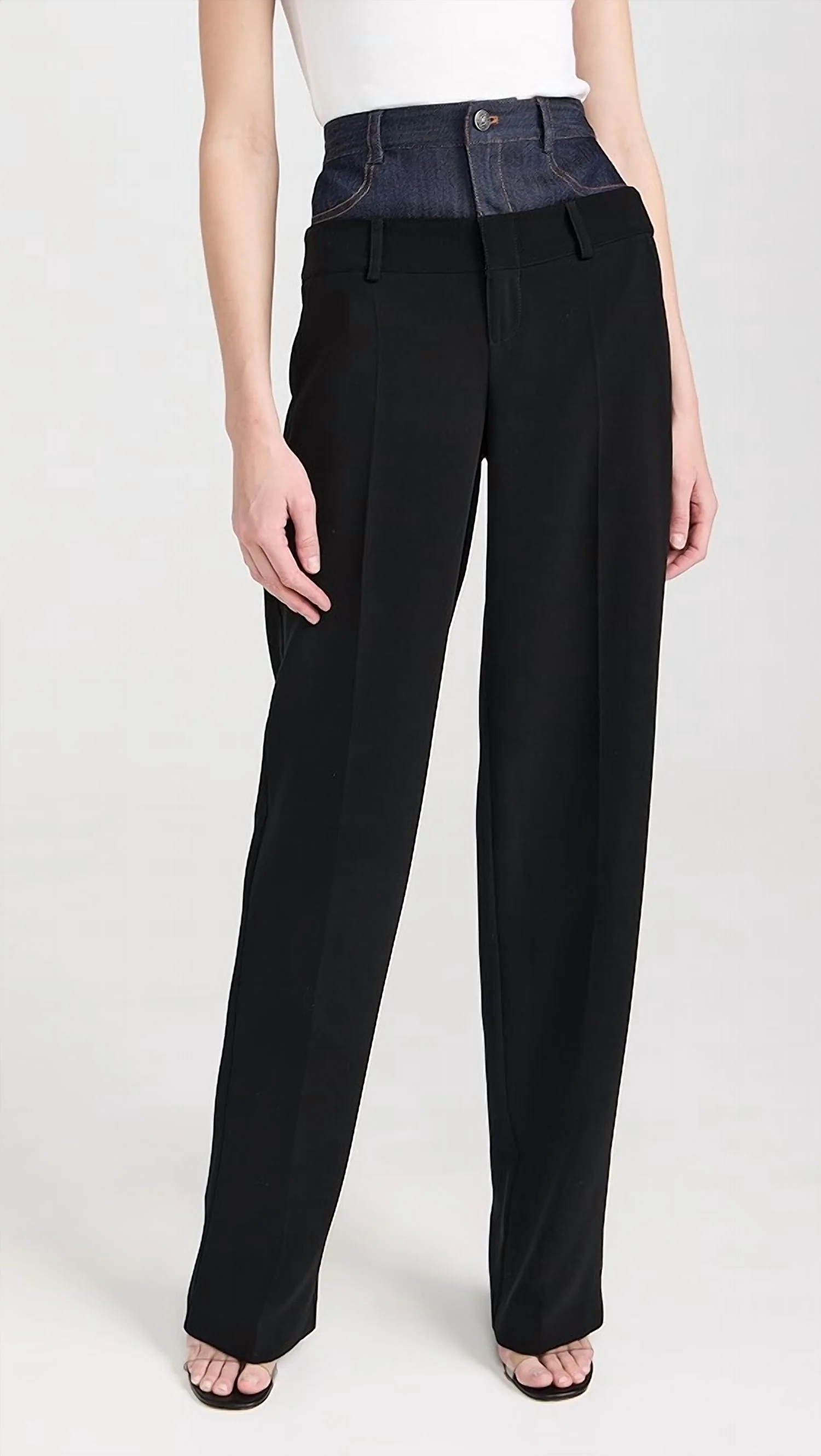 Dionne Pant In Black/indigo