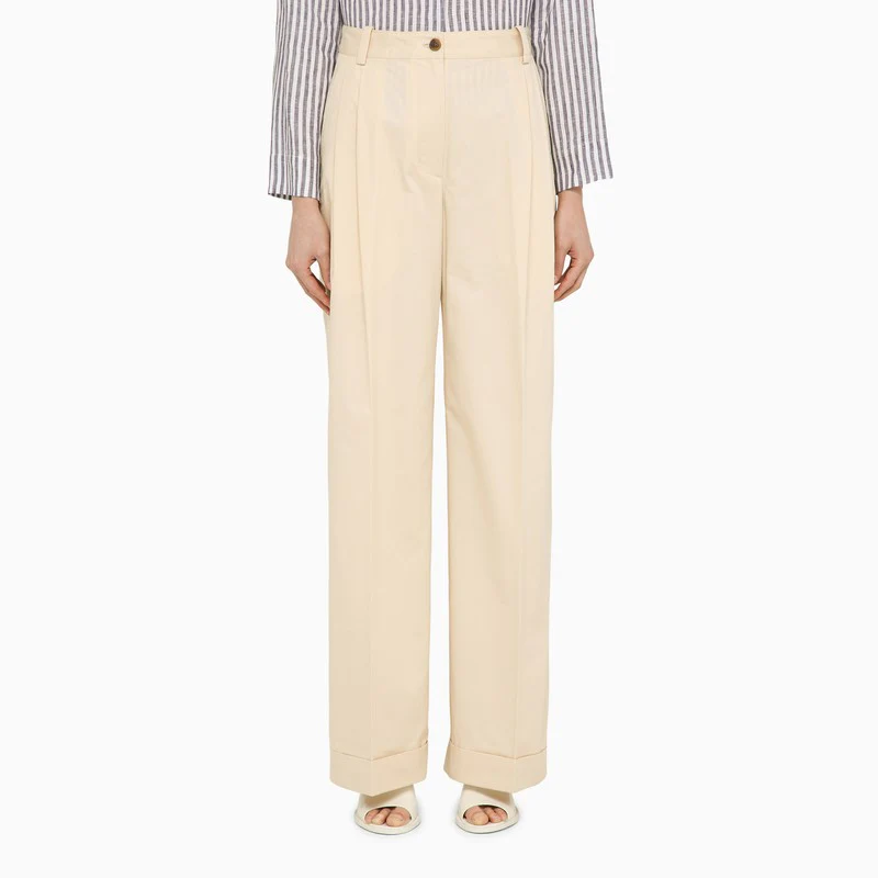 Maison Kitsuné Women's Cotton Trousers