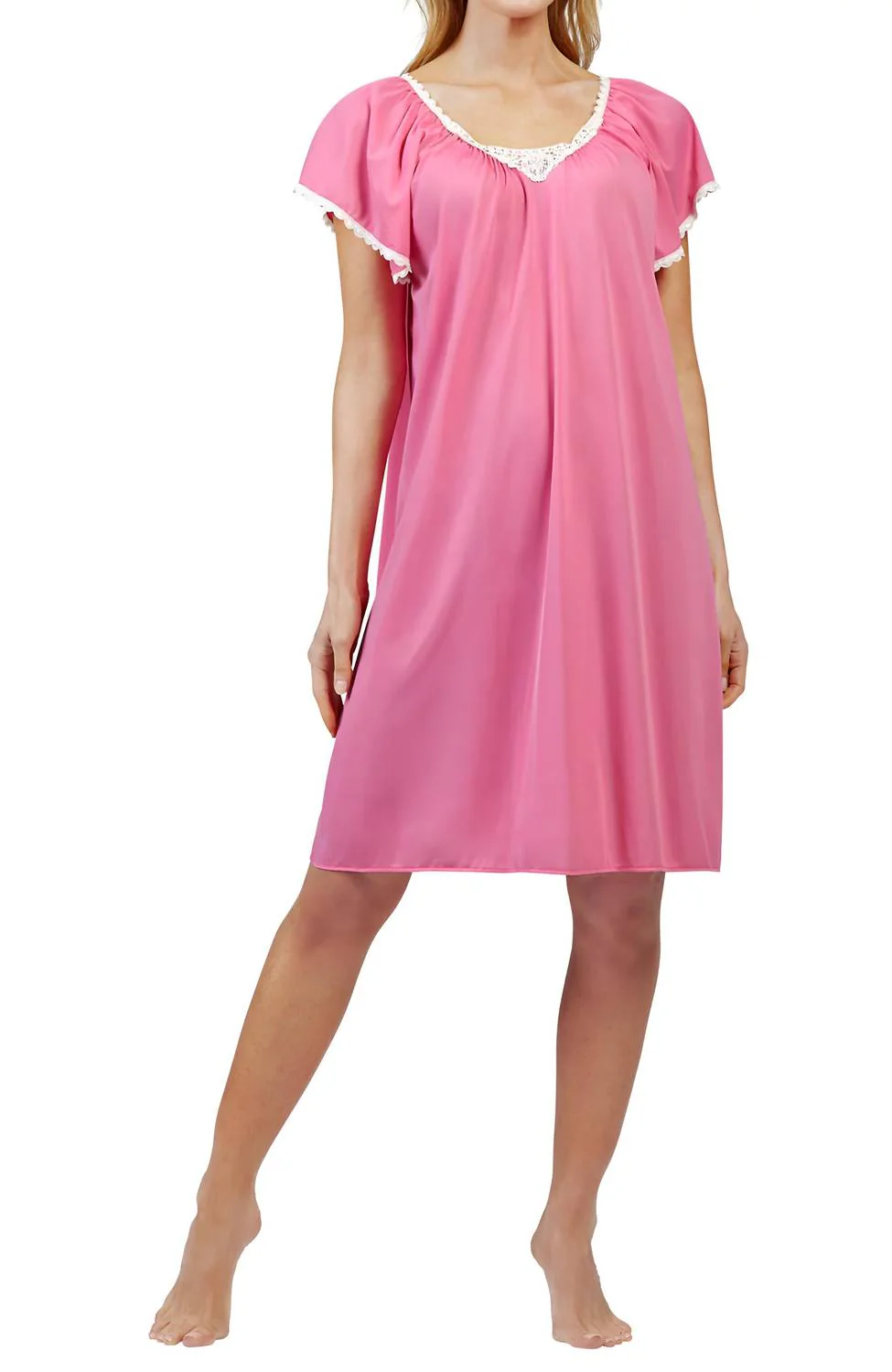 Cameo Short Nightgown In Orchid