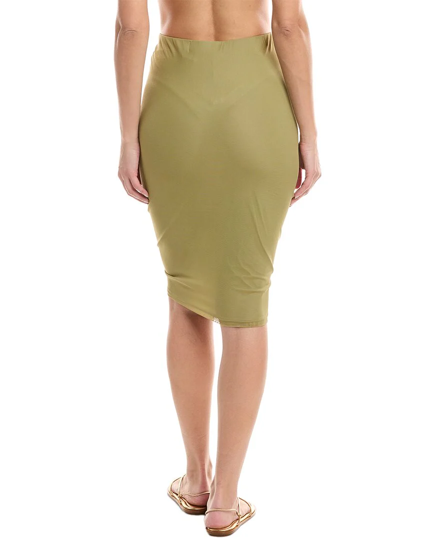 ViX Solid Frida Midi Skirt