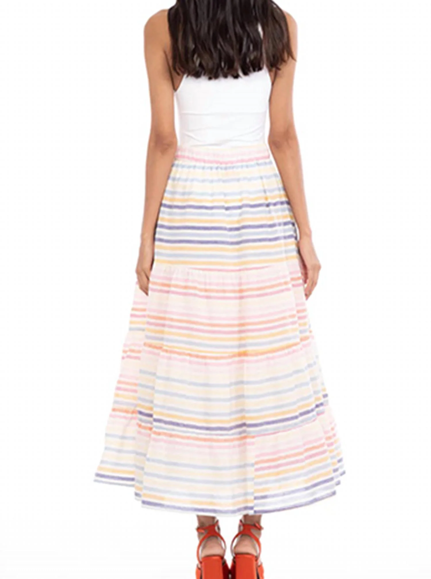 Agatha Skirt In Candy Stripe