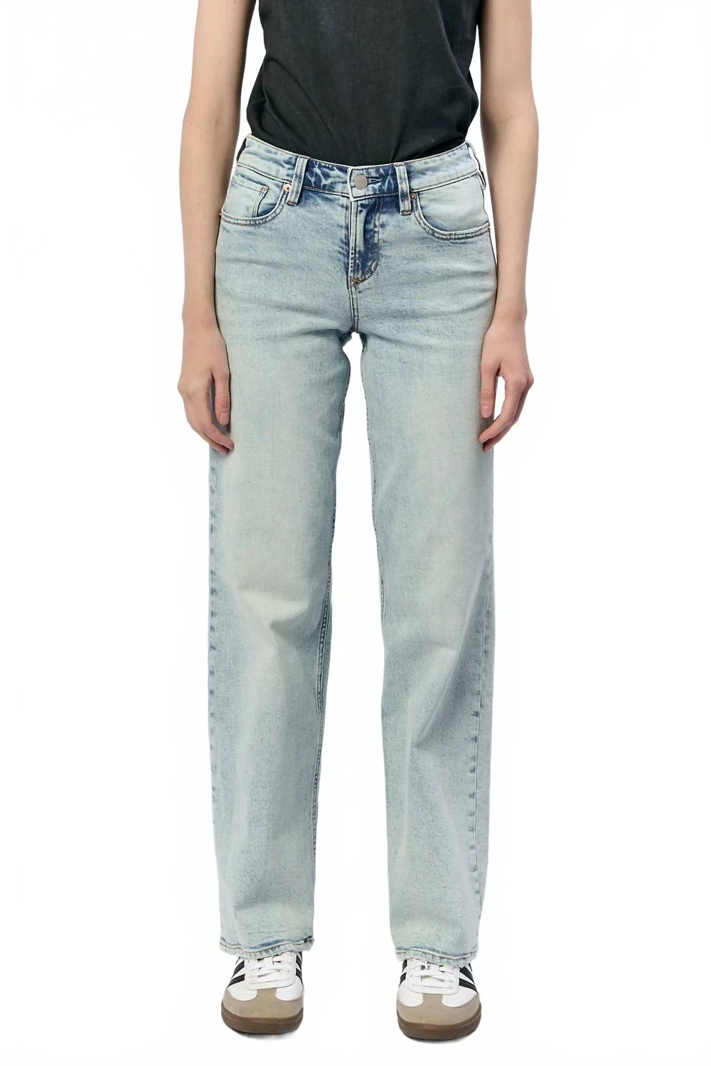 Taylor High Rise Straight Leg Jean In Waves