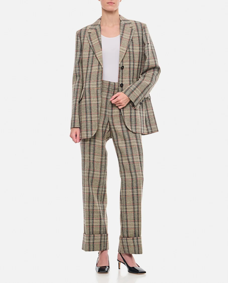 Checked Tailored Jacket