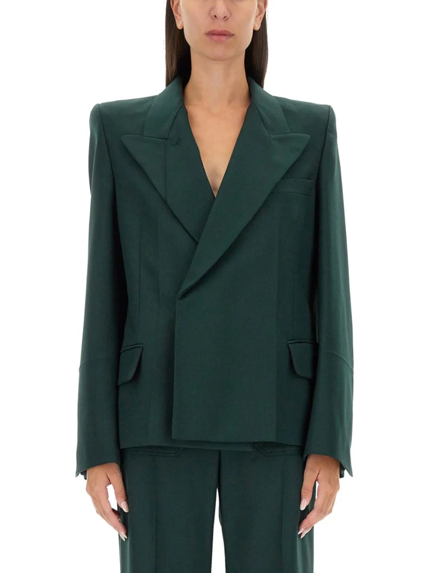 Jacket With Pointed Shoulders