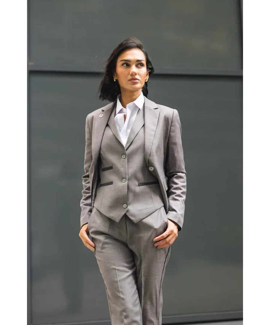 3 Piece Suit Plain Tailored Fit Business Formal Dress