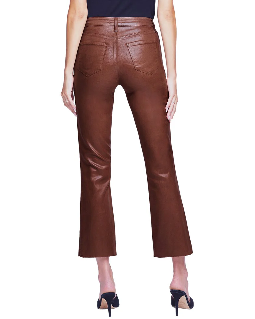 L'AGENCE Kendra High-Rise Crop Flare Jean