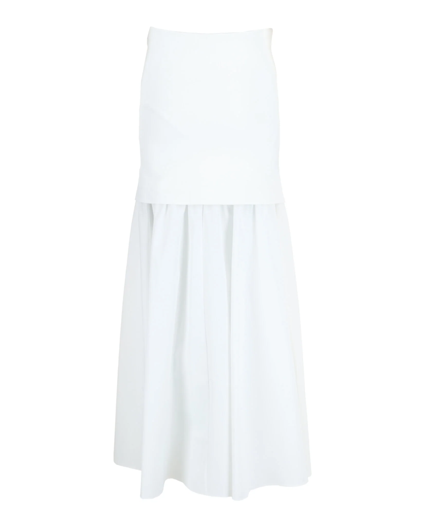High-Waisted Panelled Maxi Skirt