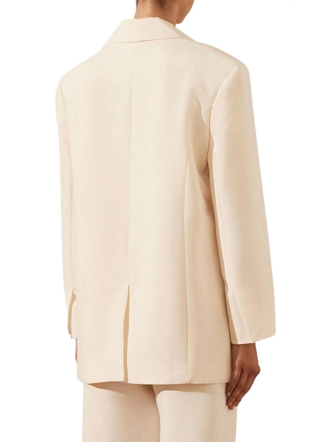 Irena Oversized Blazer In Ivory