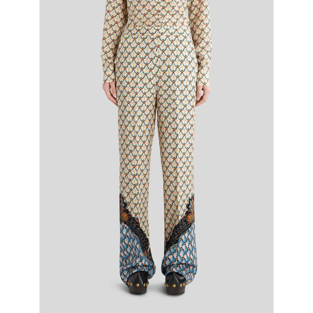 FLORAL PALAZZO TROUSERS