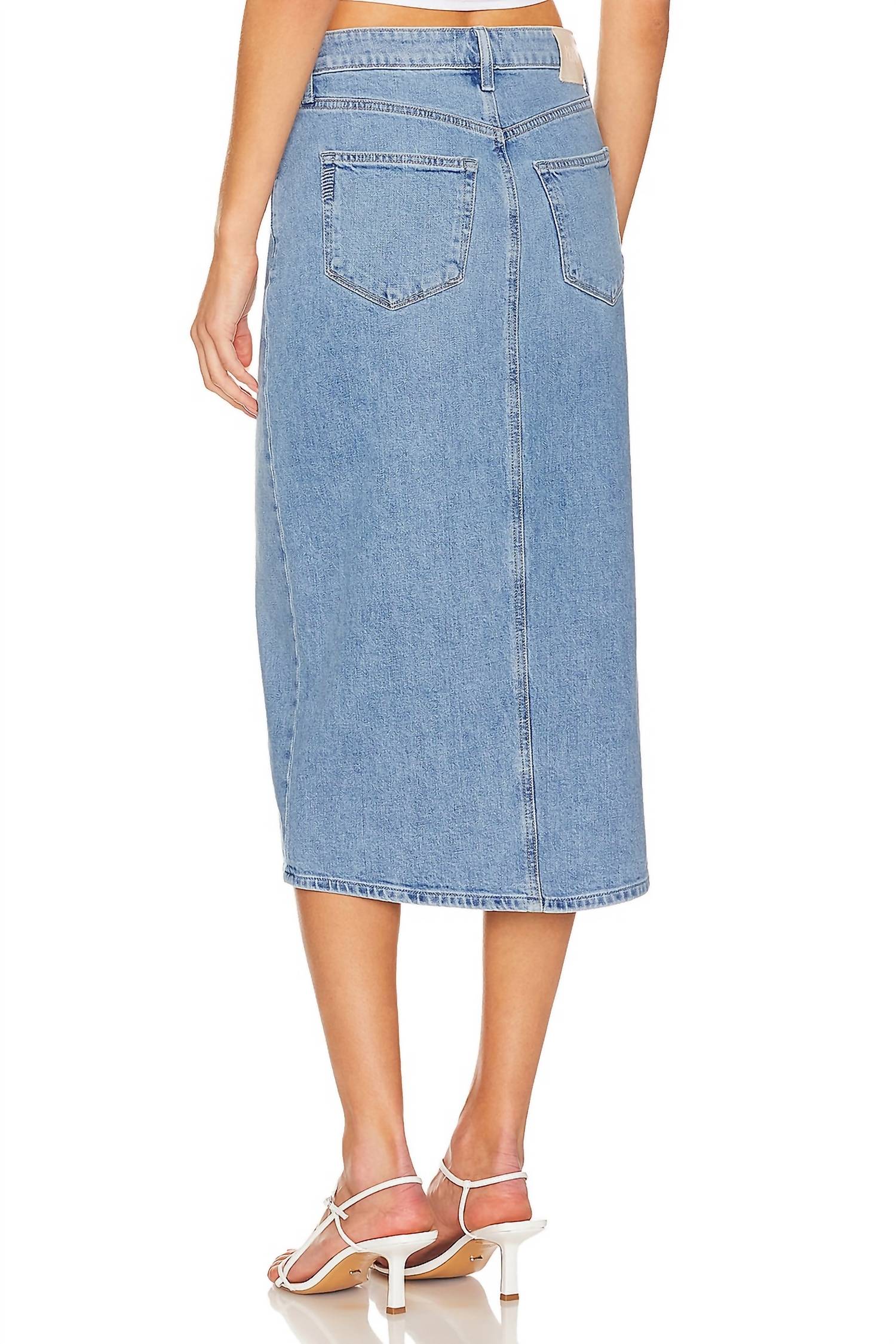 Angela Midi Skirt In Ysabel