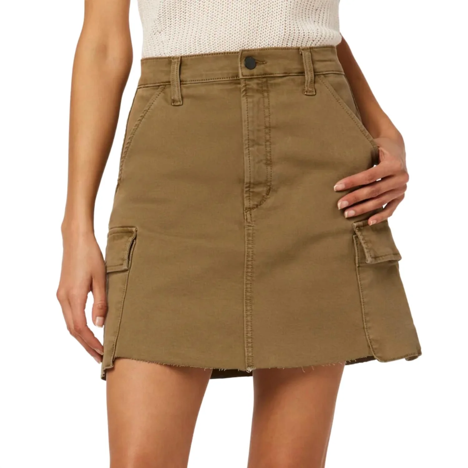 The Cargo Skirt In Capers