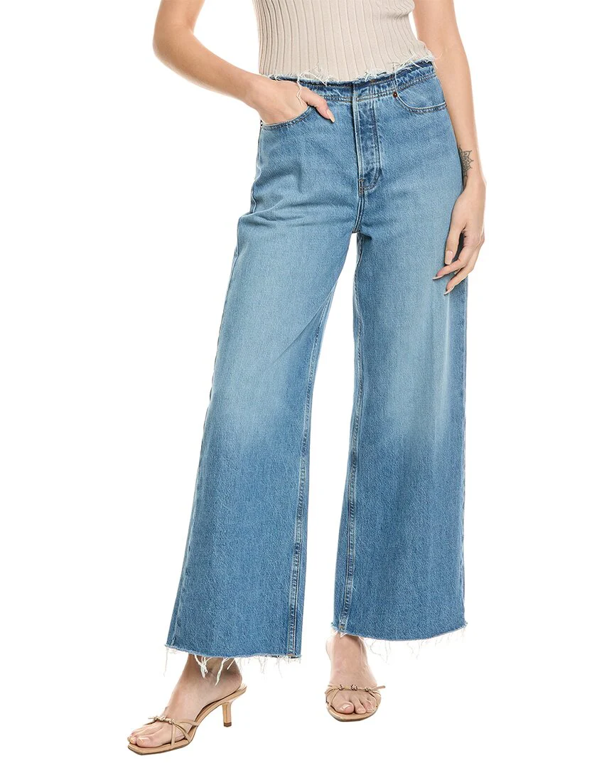 FRAME Denim Le Low Crosbie Baggy Wide Leg Jean