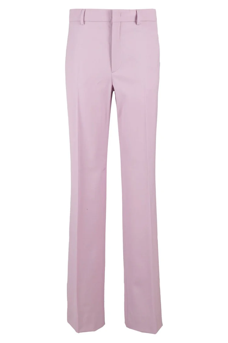 Lilac Colored Fabric Trousers