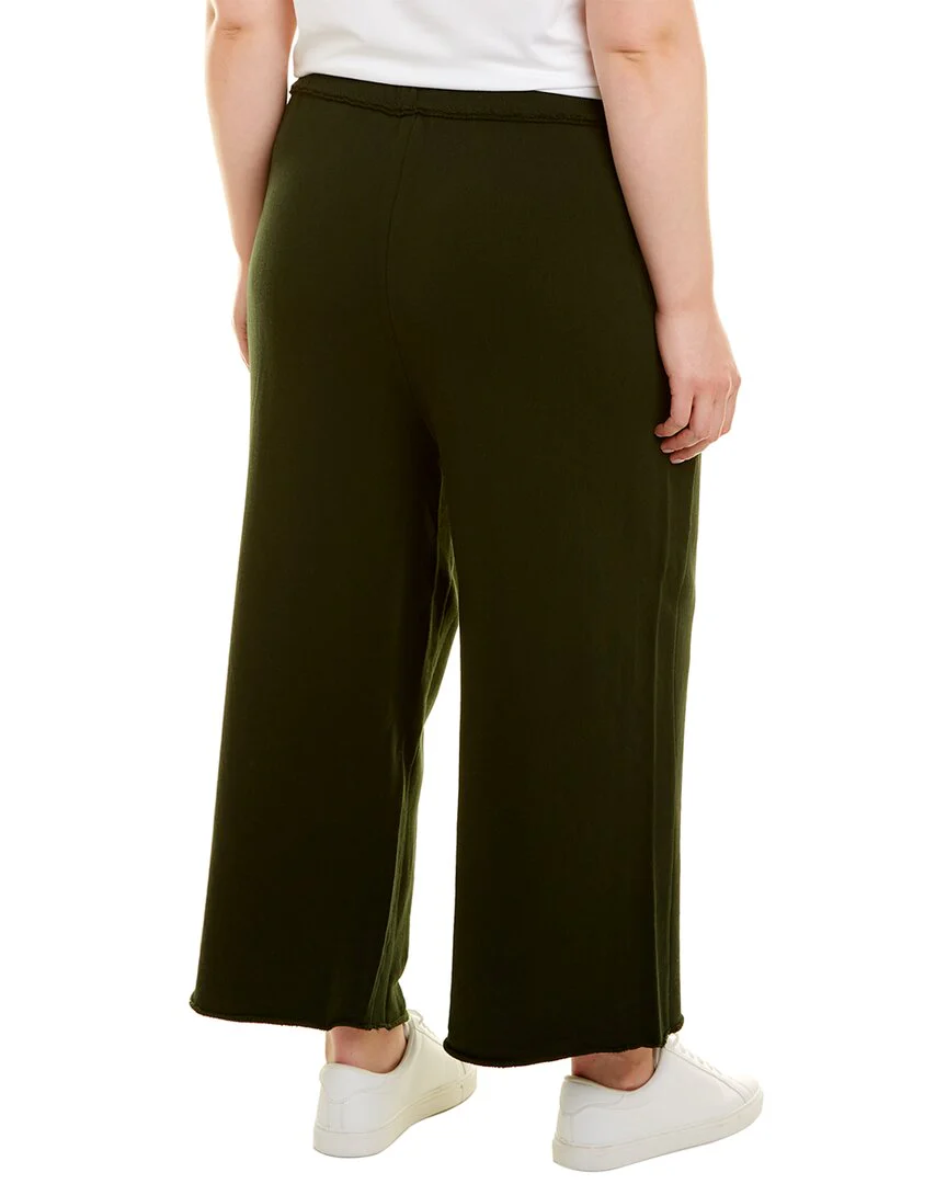 EILEEN FISHER Plus French Terry Wide Leg