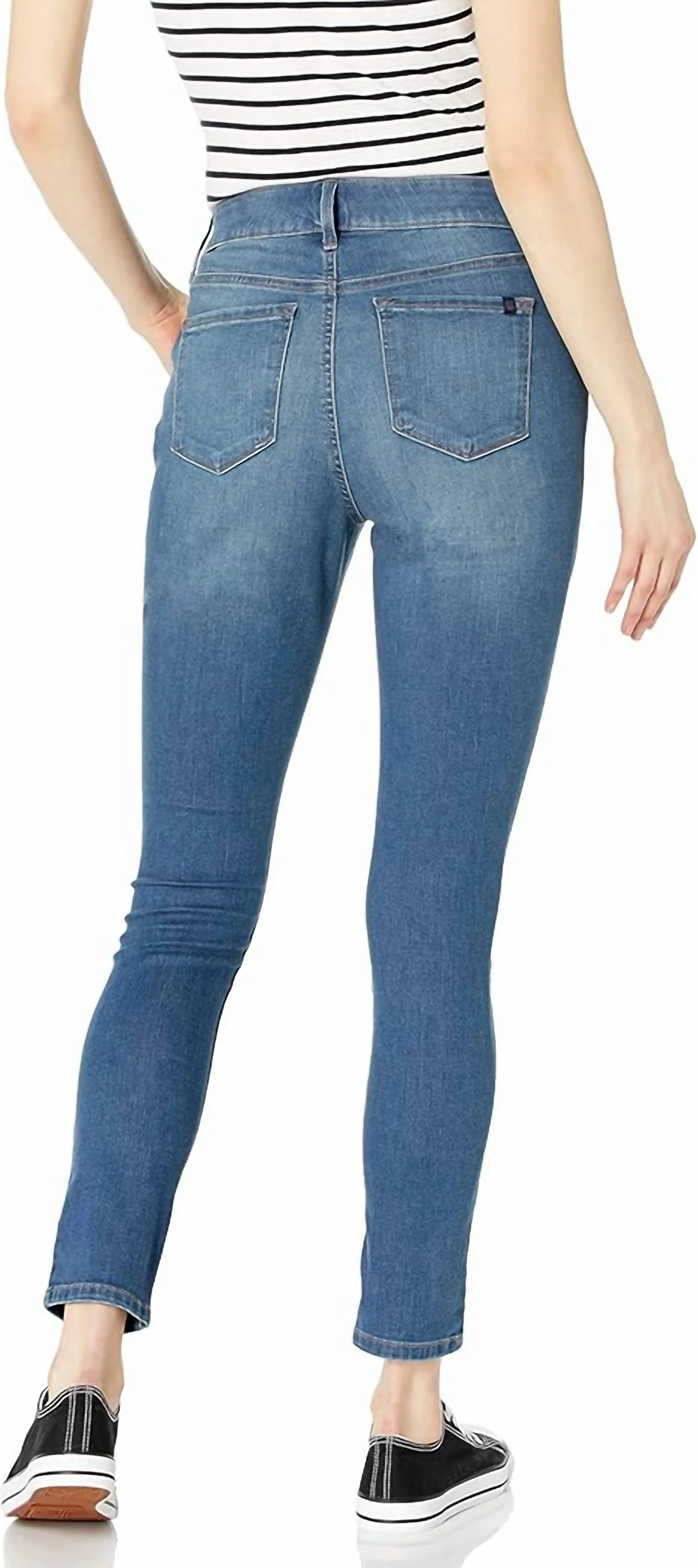 Comfort Curvy Skinny Jeans In Blue