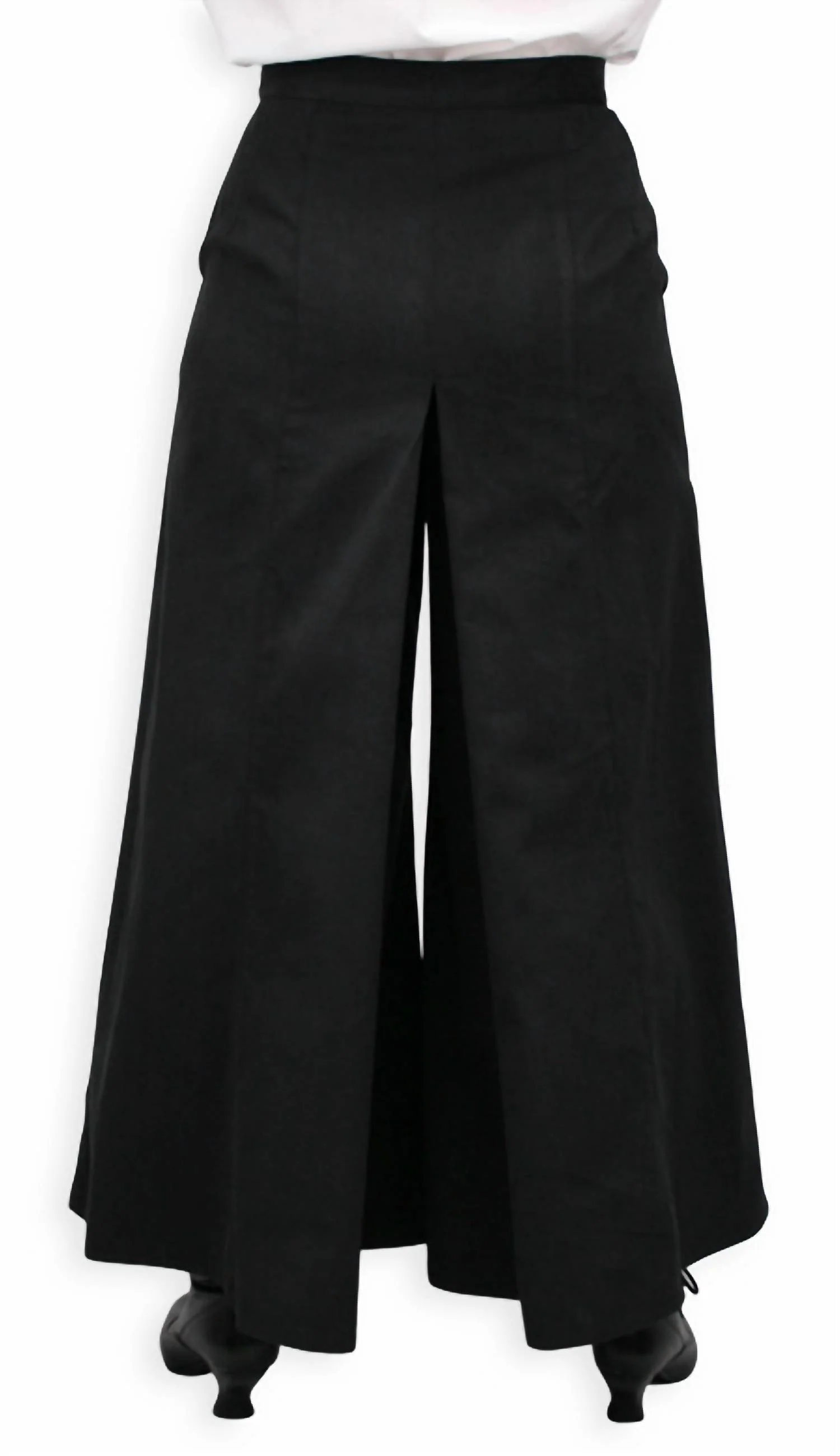 Brooke Brushed Twill Skirt In Tech Black