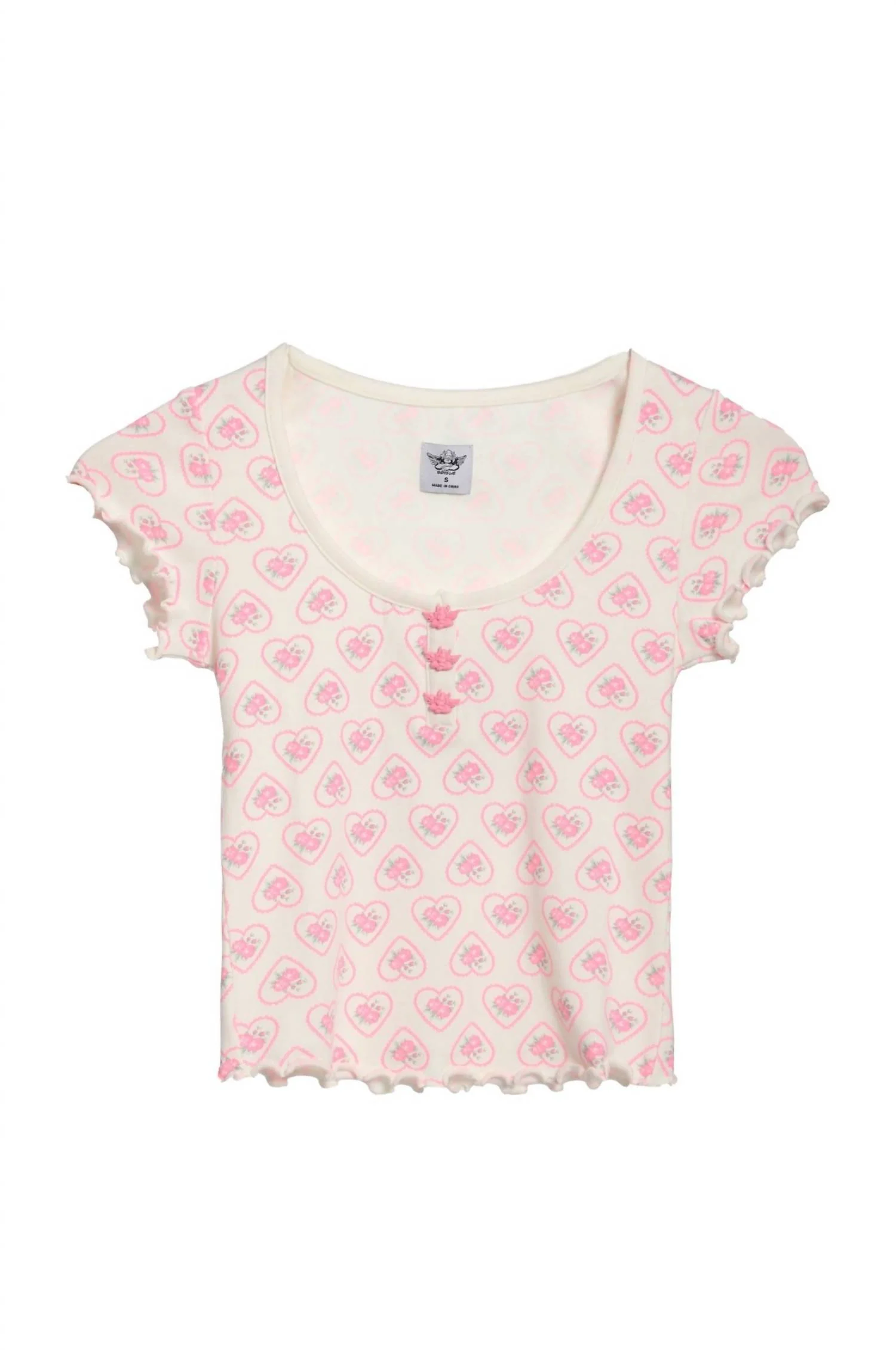 Women's Sweet Sadie Pj Top In White