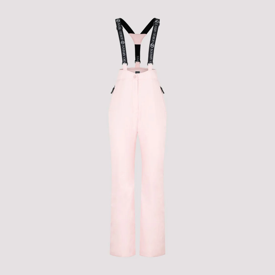 Chalk Pink Polyester Trousers