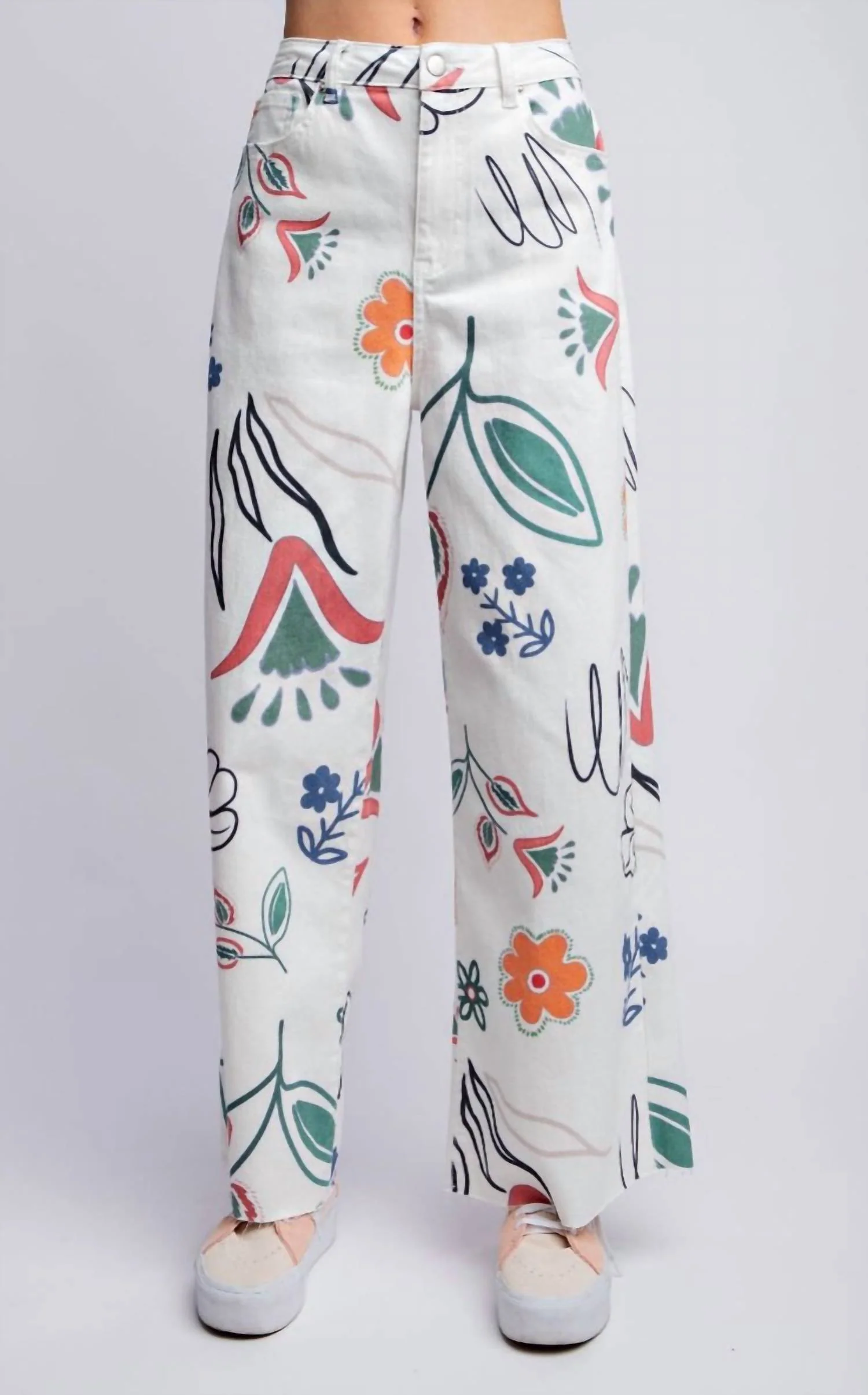 Women's Graffiti Heaven Pant In White