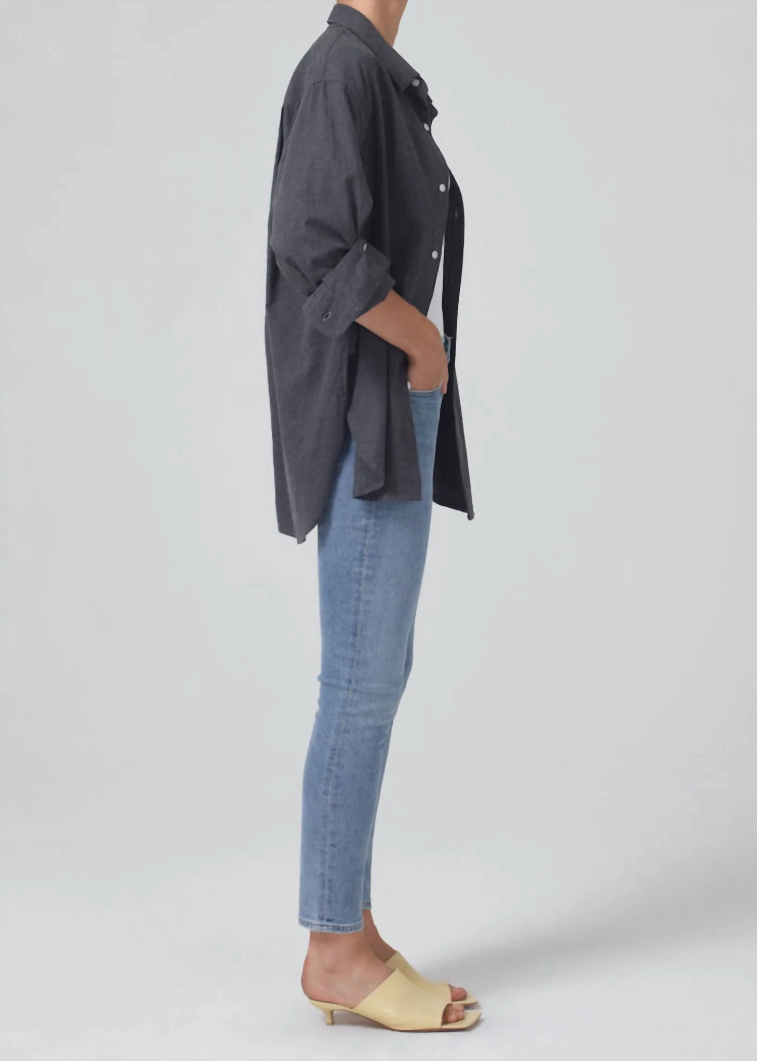 Rocket Ankle Mid Rise Skinny Jeans In Vivant
