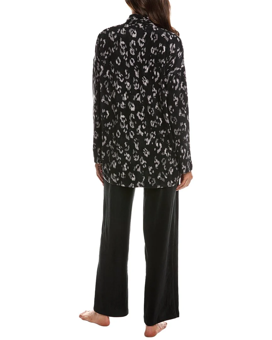 Donna Karan Sleepwear 2pc Layer Top & Pant Set