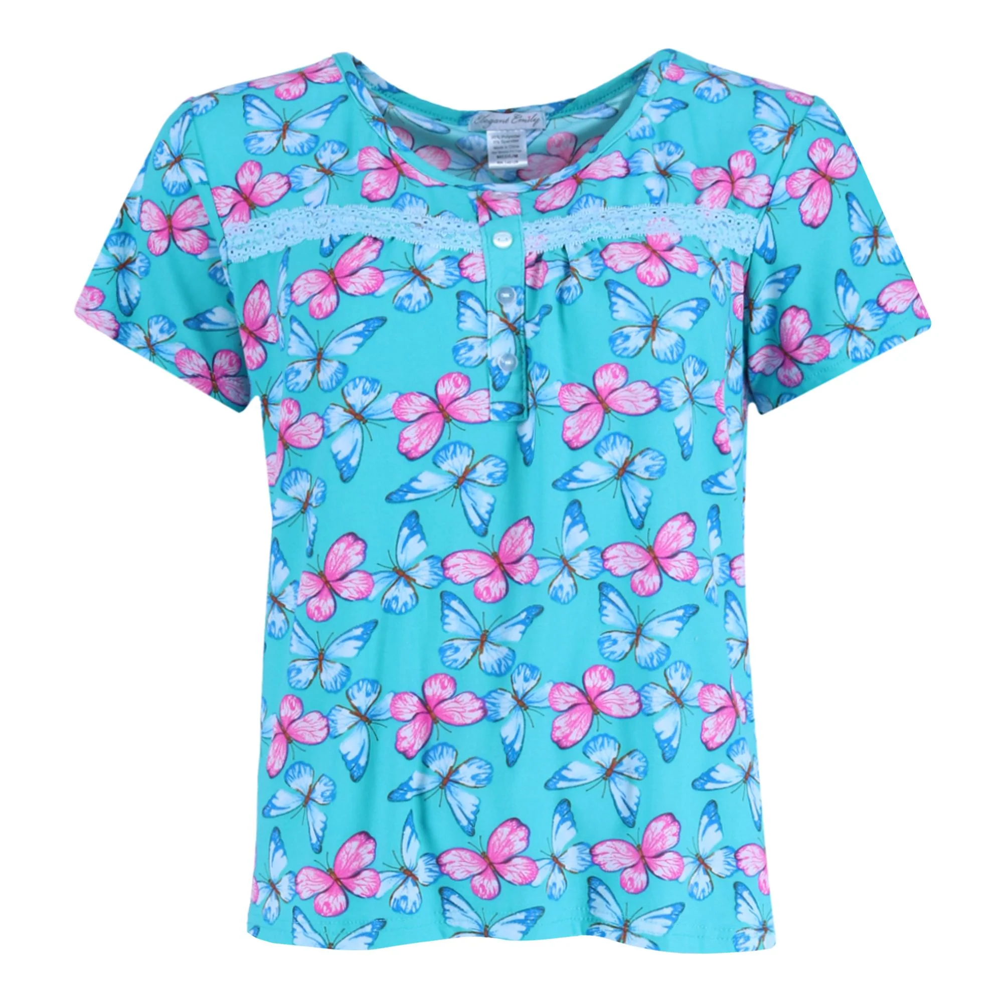 Women's Butterfly Capri Set