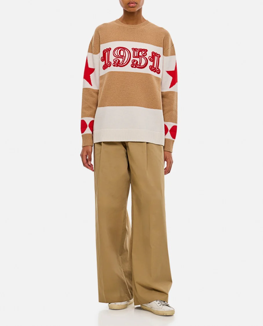 Pleated Wide Leg Pant