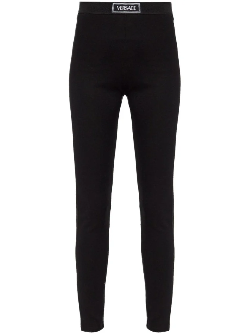 Ankle-Length Trousers With Elasticated Logo Waistband