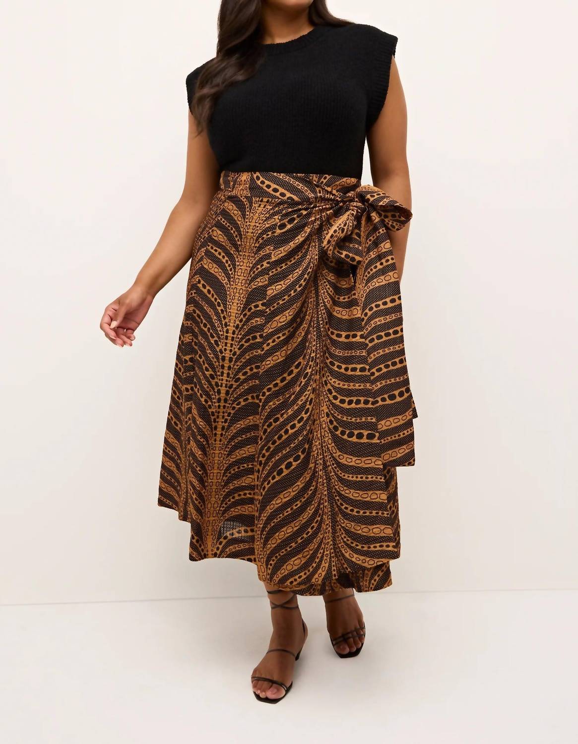 Estine Wrap Skirt In Tigris