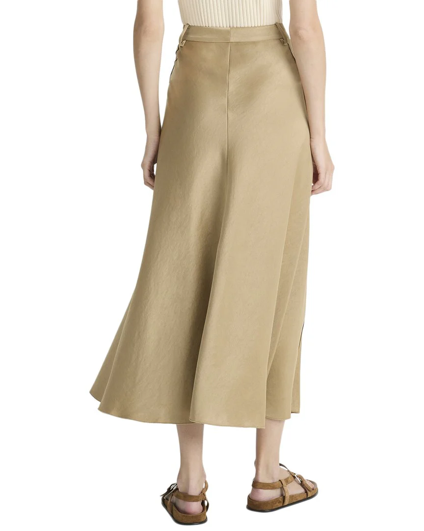 Vince Satin Trouser A-Line Skirt