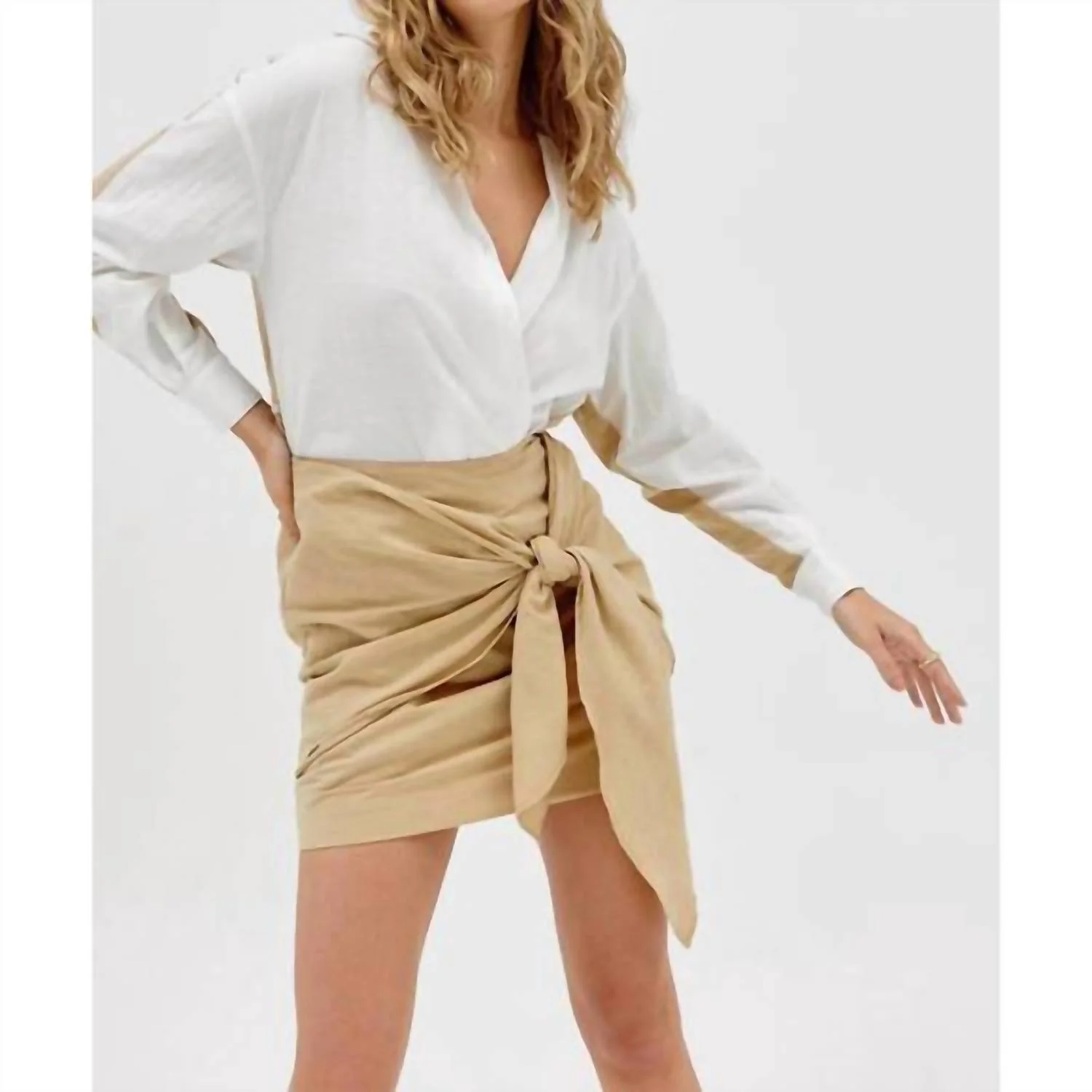 Reserve Skirt In Latte