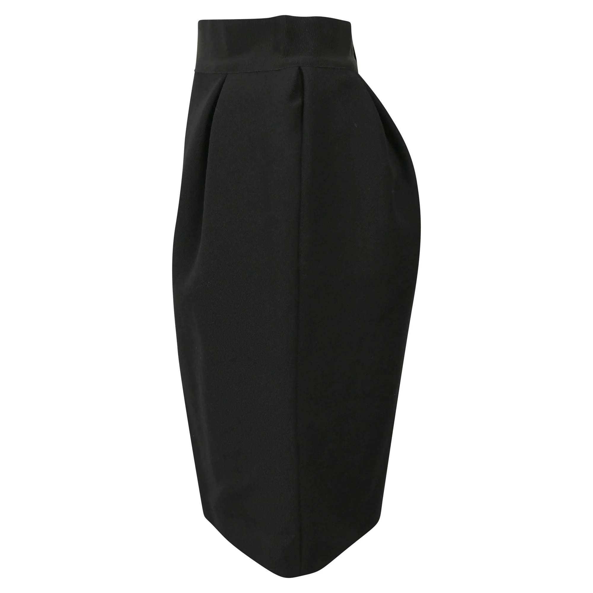 Giambattista Valli Mini Pencil Skirt in Black Wool