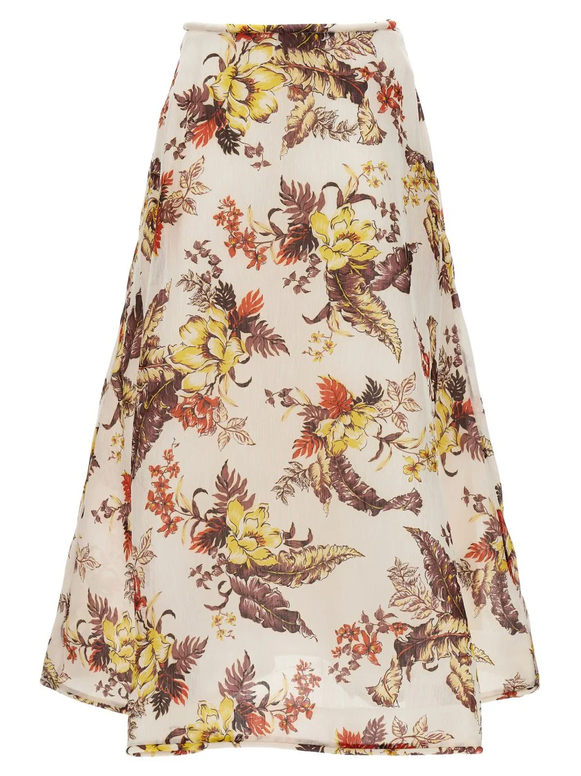 'Matchmaker Floral Flare' Skirt