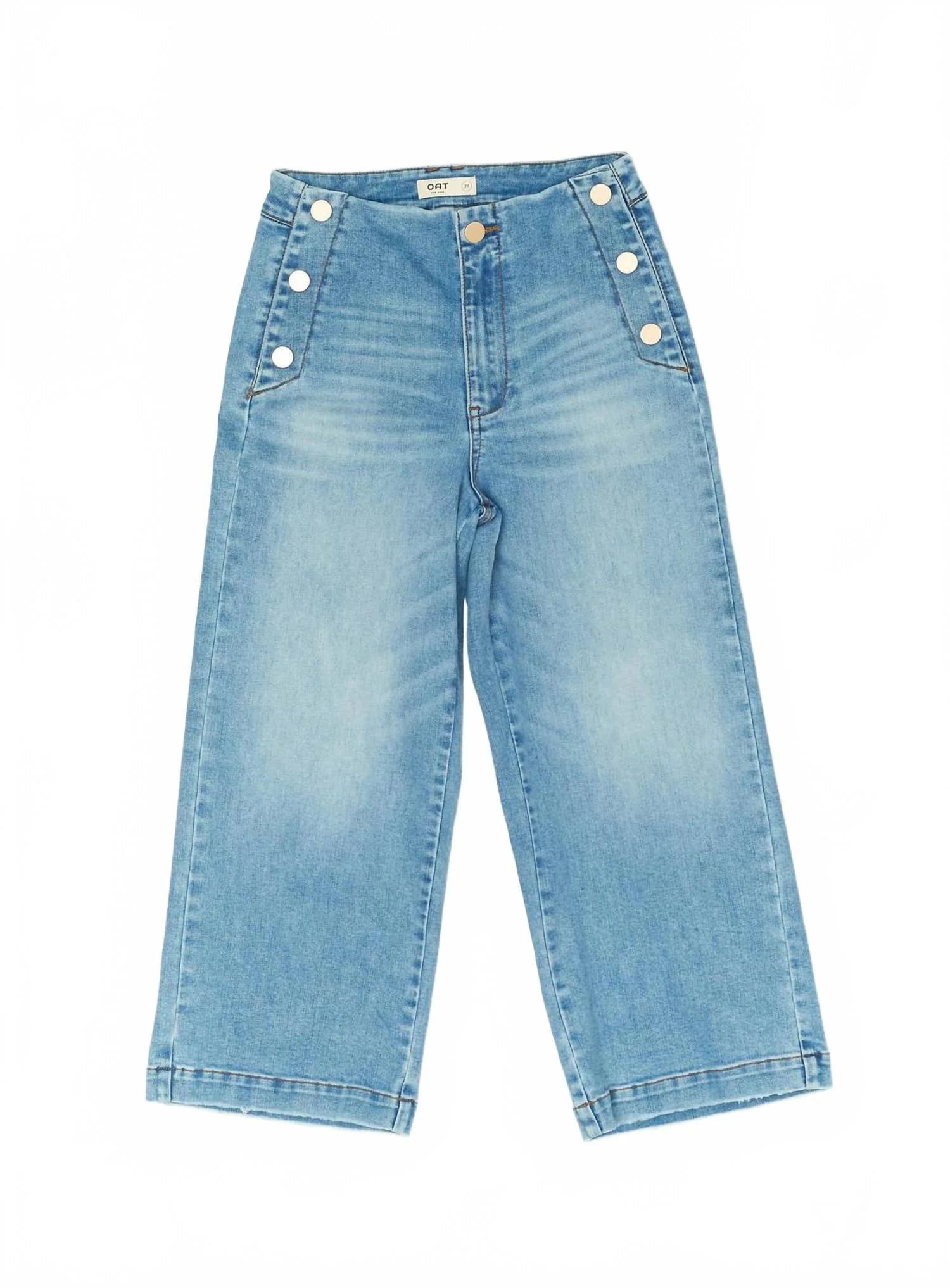 Women's High Rise Sailor Wide Leg Jeans In Ophelia Medium Wash