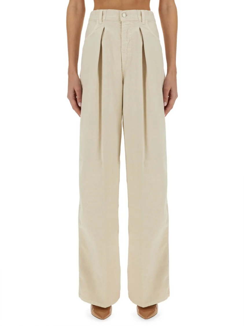 Relaxed High-Waist Wide-Leg Jeans