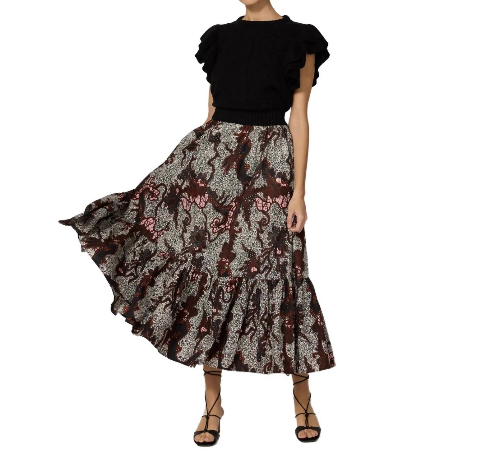 Keisha Ankle Skirt In One Color