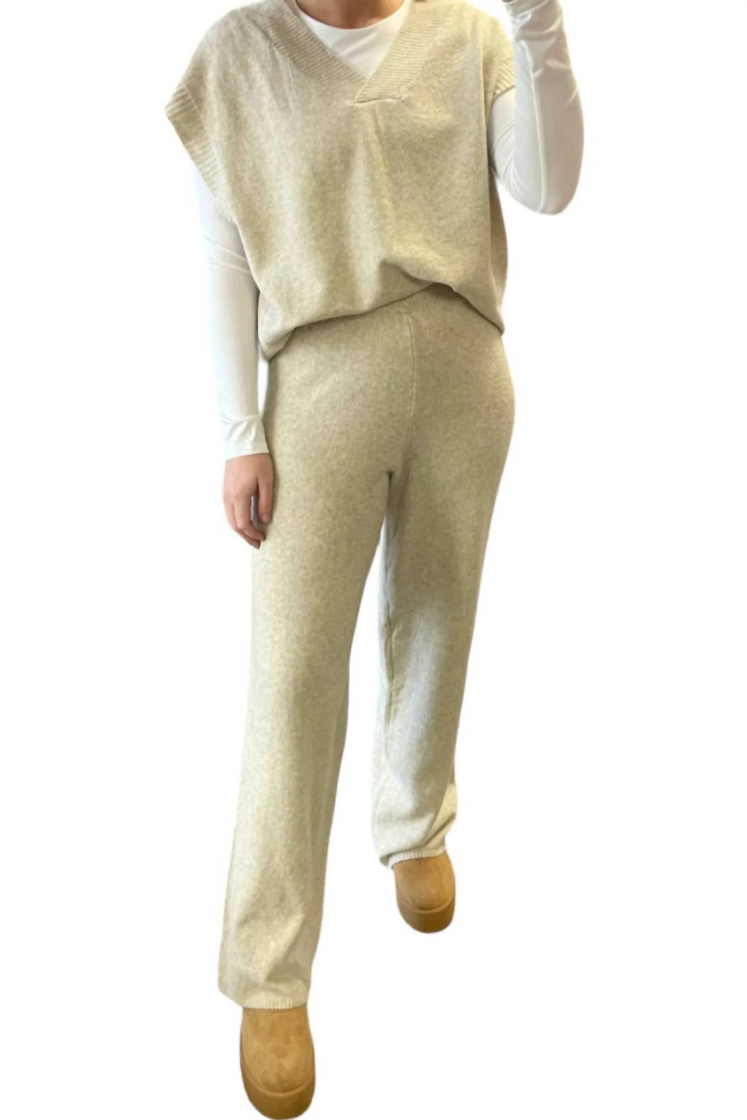 The Cove Sweater Pants In Oatmeal