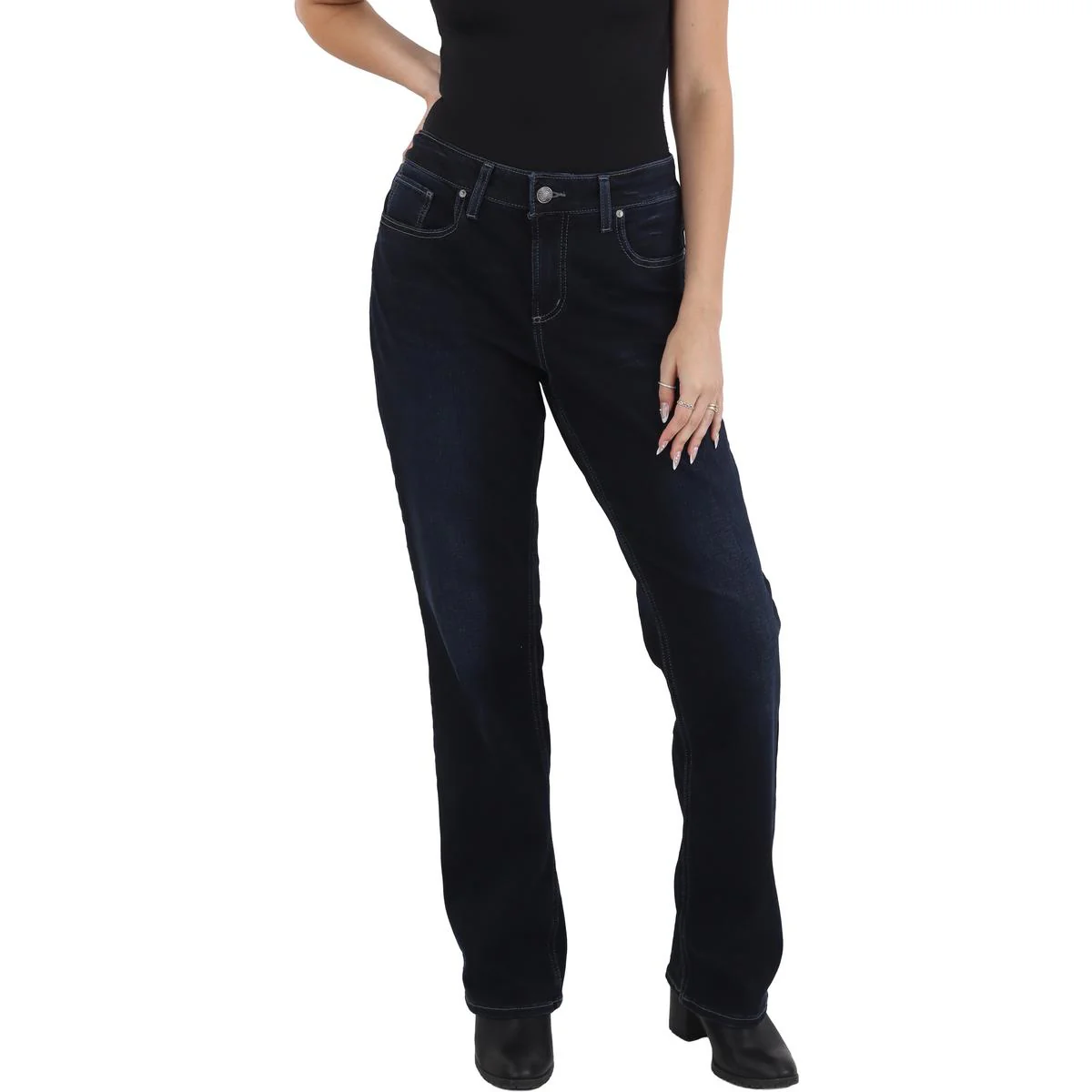 Suki Womens Denim Bootcut Jeans