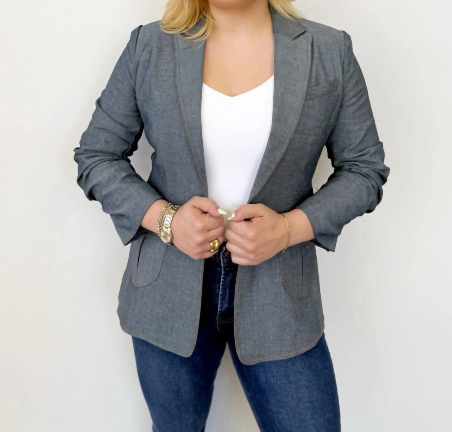 Camayenne Blazer In Gray