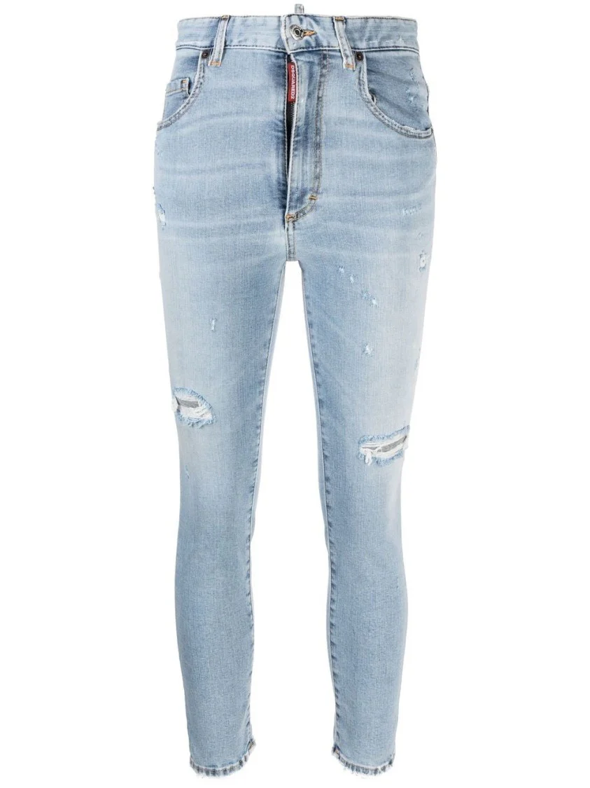 Skinny Jeans With Five-Pocket Design