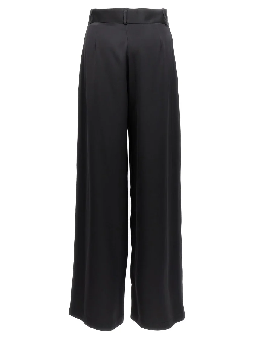 Wide Leg Pants With Zip Closure